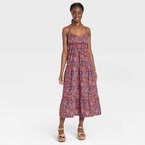 🪻SALE BOHO FLORAL MAXI DRESS